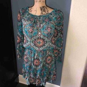 Floral Patterned Women's Top